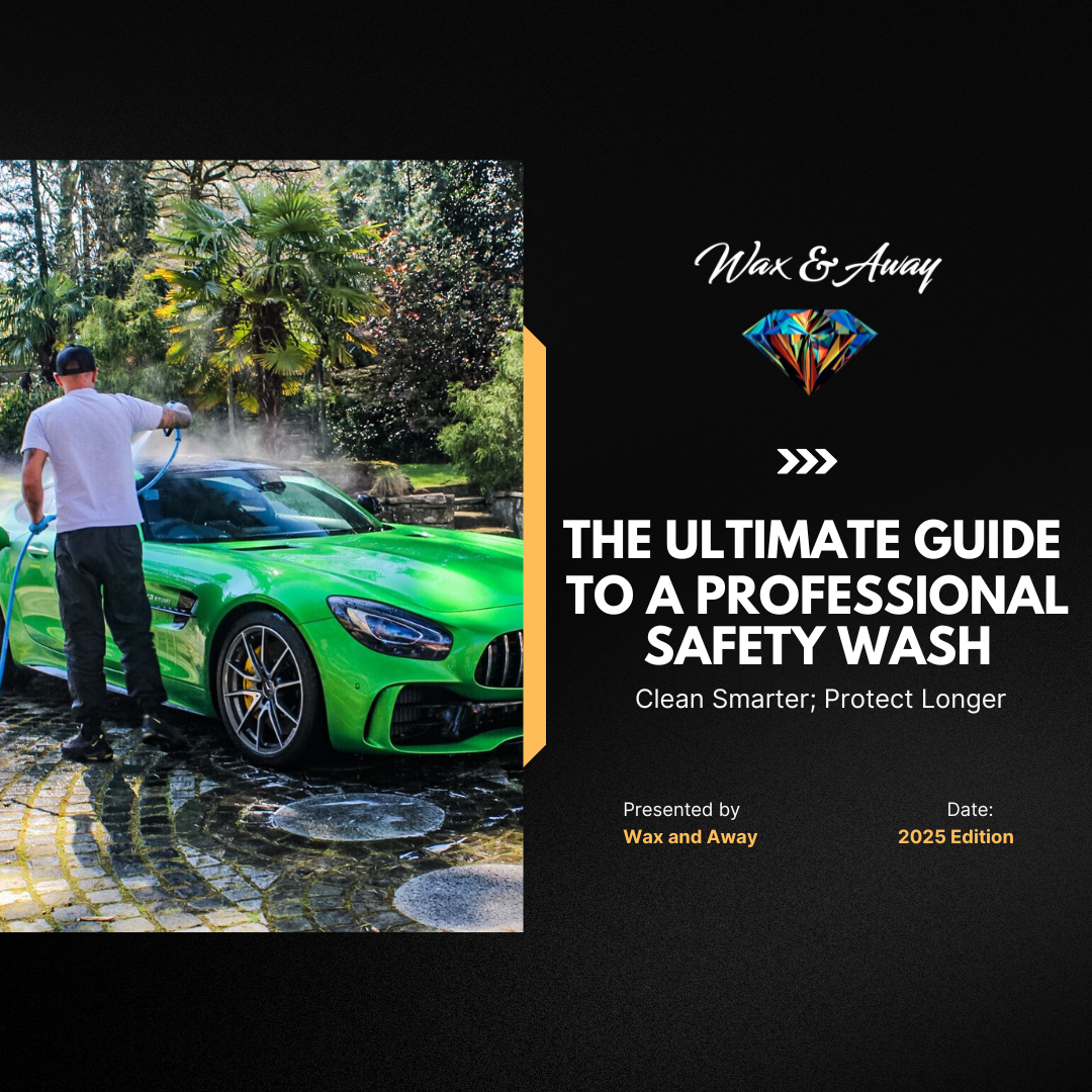 Wax and Away Ultimate Guide To a Professional Safety Wash - Digital Download