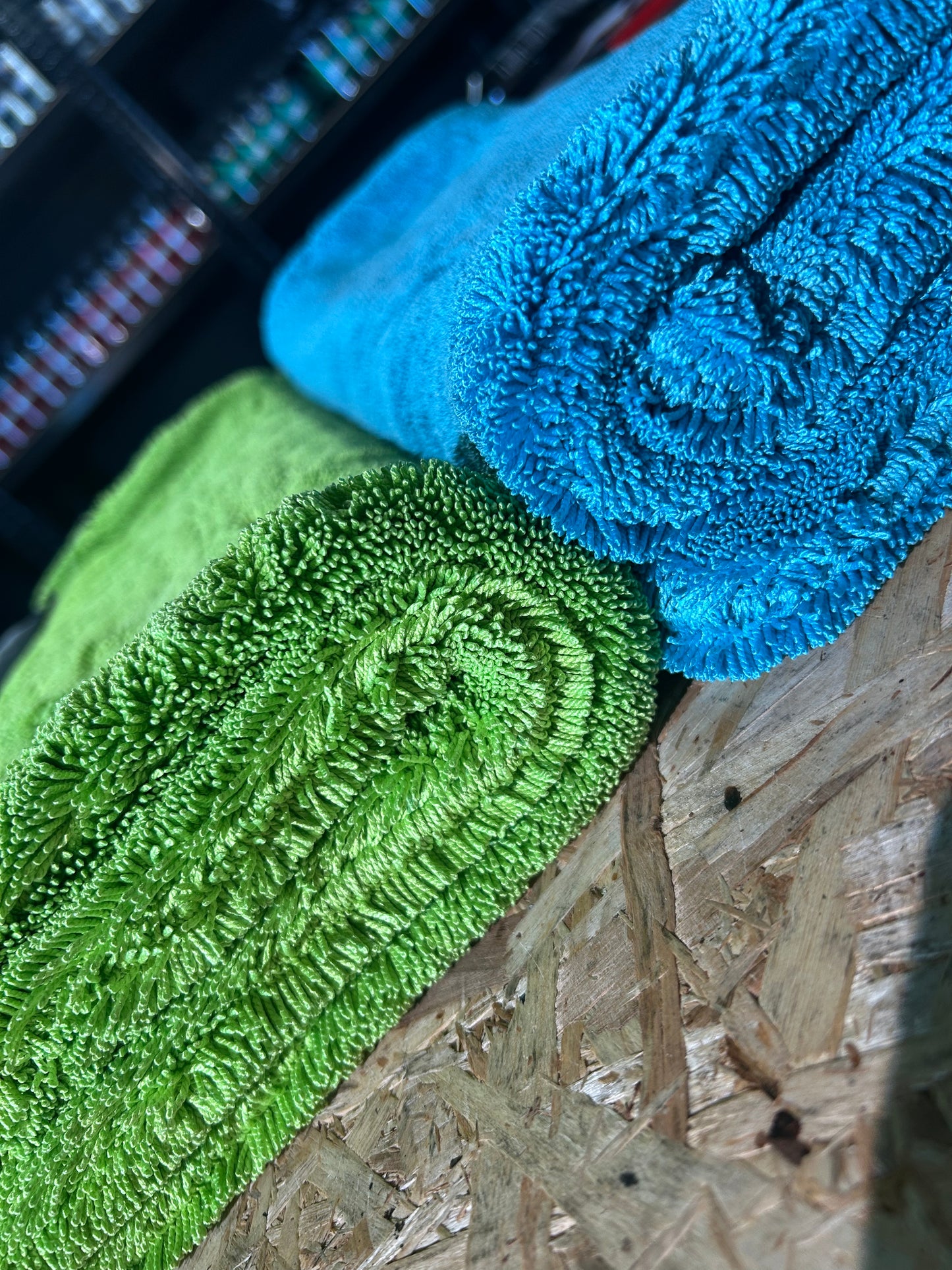 2000GSM Twisted Loop Drying Towel for Car Cleaning